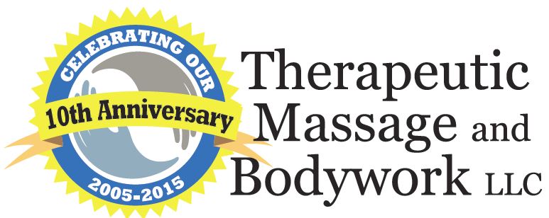 Therapeutic Massage and Bodywork 10th Anniversary Logo